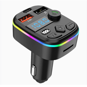 C4 Car Blue-tooth MP3 Lecteur de <span class=keywords><strong>carte</strong></span> d'appel mains libres Transmetteur FM 3A Chargeur de voiture Blue-tooth - Product Image 1