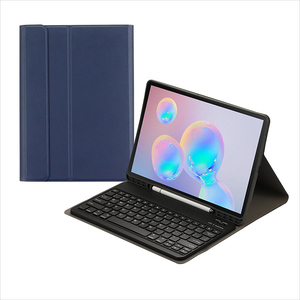 Clavier personnalisé flip étui de protection en cuir PU pour <span class=keywords><strong>Samsung</strong></span> Galaxy Tab S7 Plus 12.4 pouces <span class=keywords><strong>SM</strong></span>-<span class=keywords><strong>T970</strong></span> couverture arrière - Product Image 1