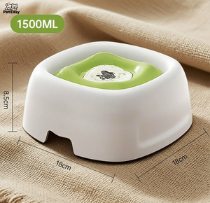 2025 nuevo precio barato boca antihúmeda Macaron Color estrella <span class=keywords><strong>de</strong></span> mar PP Material antisalpicaduras mascota gato y perro Universal flotante - Product Image 5