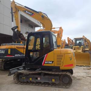 รถขุดตีนตะขาบ Sany SY95c SY75C Pro มือสอง รุ่นปี 2023 เครื่องยนต์ดีเซล 9 ตัน ความจุบุ้งกี๋ 0.38 ลูกบาศก์เมตร ผ่านการทดสอบและตรวจสอบแล้ว ขายดี - Product Image 3