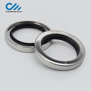 Retén de aceite de PTFE con carcasa de acero inoxidable SS304, 52*62*7, 52x65x8, 53*75*10, 54x90x10, piezas de reparación de sellos rotativos para compresores de aire - Product Image 3