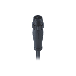 IP67 không thấm nước M12 S mã ổ cắm kết nối 3 + PE 4pin ngay góc cạnh nam un-shielded đúc Pur 1m 12A cáp điện, nhựa - Product Image 4