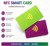 Carte NFC de sécurité 424 DNA personnalisable, vierge, imprimable, en PVC, pour la protection de la marque et la lutte contre la contrefaçon, vente en gros