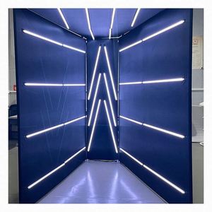 Cabine photo 360° avec éclairage LED et fond lumineux – Accessoires de fête - Product Image 1