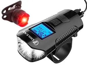 4 Modes Bike Light Waterproof Bike Timer Stopwatch Flashlight Cycle Speedometer Factory Direct Sale