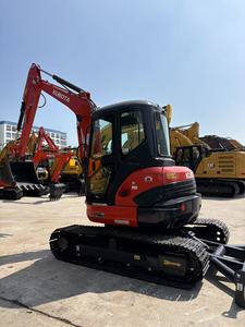 รถขุดขนาดเล็ก Kubota U55-4 มือสองจากญี่ปุ่นแท้ น้ำหนัก 5.5 ตัน แบบ Zero Tail Swing รถขุดไฮดรอลิกขนาดเล็ก สภาพดี ขาย - Product Image 2
