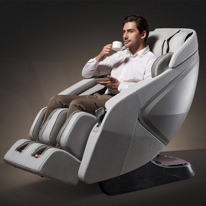Jingdian Massage Chair 3D Robotic Arm SL Guide Rail 31-60 Airbags Grey <b>Plug</b>-In Home <b>Smart</b> Space Capsule - Product Image 1