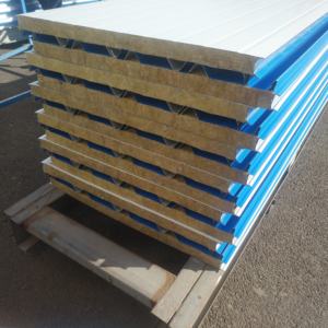 Painéis Sandwich de Lã de Rocha para Telhados de 50mm, Preço de Painéis Sandwich para Paredes - Product Image 5