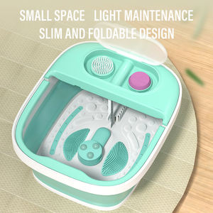 持ち運び可能な折りたたみ式フットスパ（加熱機能、バブル、取り外し可能な軽石、太極マッサージ、クリーニングブラシ付き） - Product Image 2