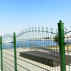 Yol tarafı için türk tipi kaynaklı dekoratif güvenlik çitleri