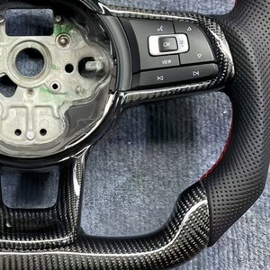 Ajuste para Volkswagen MK7 GOLF GTI GTS POLO SCIROCCO GTD GTE MK6 CC Passat Jetta Golf7.5 Golf6 <span class=keywords><strong>R</strong></span> Volante de fibra de carbono - Product Image 6