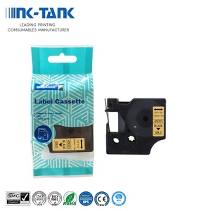 Cartucho de tinta para impresora <span class=keywords><strong>DYMO</strong></span> D1 <span class=keywords><strong>Labelmanager</strong></span> 45023, 45024, negro, dorado, prémium, Compatible con cinta adhesiva, <span class=keywords><strong>280</strong></span> - Product Image 2