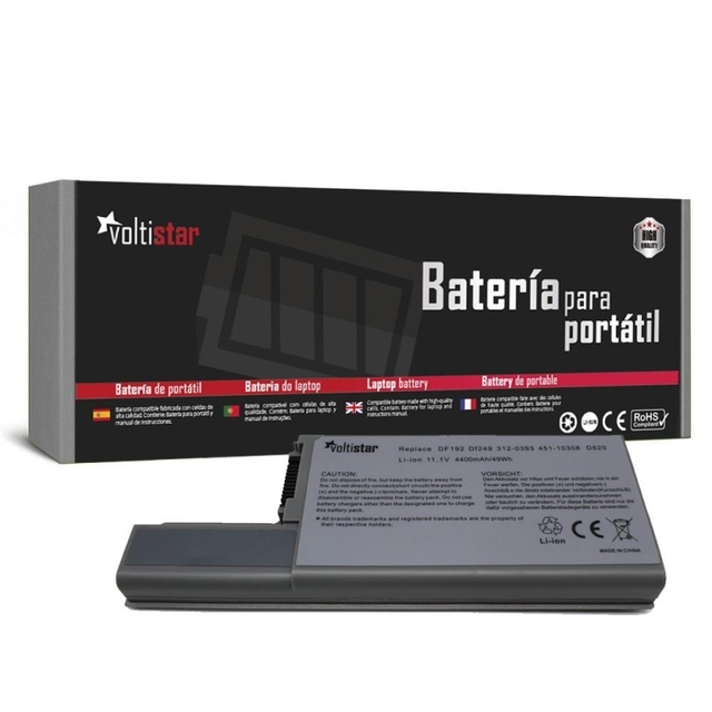 For Dell Latitude D820 D830 Precision M430 Lithium Battery Pack 5200mAh Capacity 11.1V Replacement Model 0MM160 312-0393