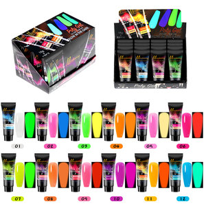 Grosir Label pribadi mendukung OEM/ODM baru 15g perpanjangan Gel Neon Kit Gel ekstensi - Product Image 1
