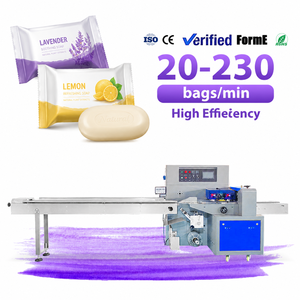Hotel Plastic Packaging Laundry Bar Soap Packing <b>Machine</b> <b>Automatic</b> Wrapping <b>Machine</b> - Product Image 1