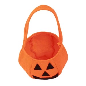 Halloween Pumpkin Candy Bag for Kids Non-woven Trick or Treat Candy <b>Tote</b> Gift Bag Buckets Halloween Supplies - Product Image 2