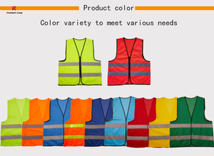 Veste de sécurité réfléchissante pour ouvriers du bâtiment avec logo imprimé, haute visibilité, 100% tissu, <span class=keywords><strong>gilet</strong></span> de sécurité fluorescent <span class=keywords><strong>orange</strong></span> vert - Product Image 5