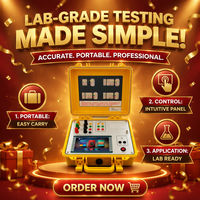Testeur de transformateur portable, test multifonction, écran tactile et imprimante intégrée pour des tests de puissance rapides sur site.