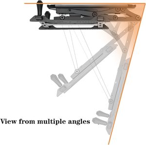 32-70 بوصة بمحرك تلسكوبي كهربائي مخفي انخفاض السقف مع رفع تلقائي 0-85 ° عربات قلاب - Product Image 4