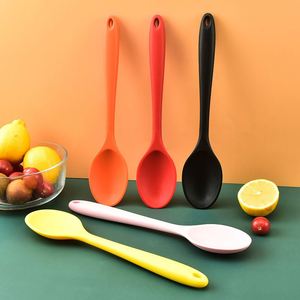 Factory Wholesale <b>Silicone</b> Kitchen Utensils Salad Shovel Mixing Spoon - Product Image 2