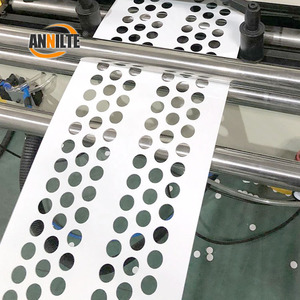 Annilte op maat gemaakte 250 mm brede geperforeerde eieren transportband voor pluimveebedrijven - Product Image 1