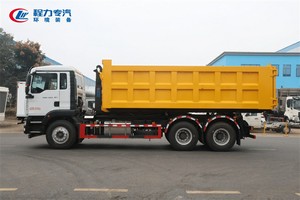 Camion à ordures compacteur à 10 roues de grande capacité, camion de compression des déchets robuste - Product Image 5