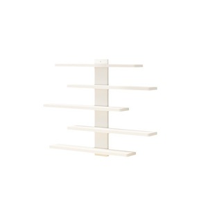 Wall Mounted Shelf 5 Tier Float Design For Dolls Figurines Blind Boxes Ornament <b>Storage</b> Modern Minimalist Style - Product Image 4