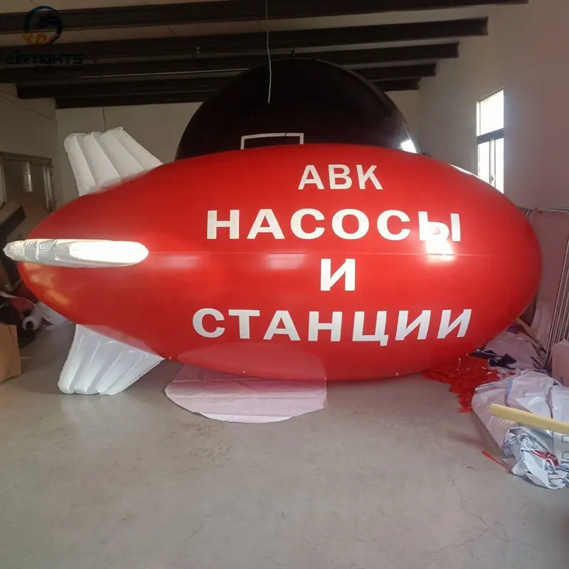 Đại Khai Trương Helium Balloons PVC Inflatable Helium Blimp Để Bán