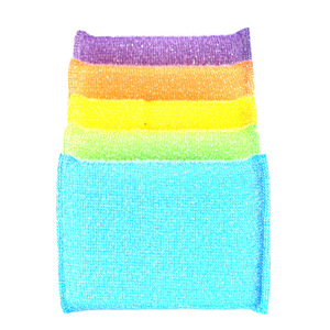 Jingjie Kitchen Cleaning Sponge Pad Set Rectangle Antibacterial Dishwashing <b>Brush</b> For Kitchen Yiwu Origin - Product Image 1