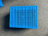 Caisses en plastique HDPE solides de haute qualité 610x420x360mm MOQ 300 pièces Vente en gros Stockage de fruits Couleur personnalisée - Meilleur choix Logo personnalisé