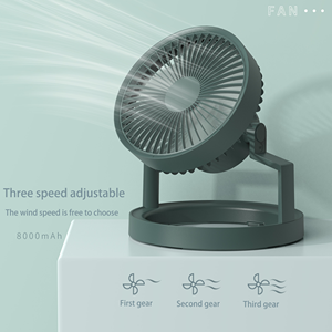 ไฟพัดลมแคมป์ปิ้งกลางแจ้ง8000mAh ทนทานมากถึง18H ชาร์จแบบพกพาที่สามารถปรับได้ - Product Image 6