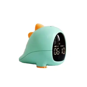 2022 Adorable Cartoon Dinosaur Digital Alarm Clock with snooze & countdown timer clocks for kids