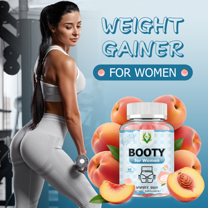 OEM ODM Custom Herbal Booty Gummies Designed for Women Peach Flavor Gummies Faster Glute Gain Boost Energy with Vitamin D3 - Product Image 6