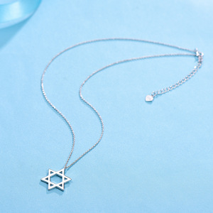 925 स्टर्लिंग सिल्वर नेकलेस सोलोमोन की सील पुरुषों के लिए अच्छे गहने - Product Image 4