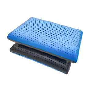 Top Selling Omkeerbaar Ontwerp Gel En Bamboe Houtskool Toegediend Memory Foam Kussen