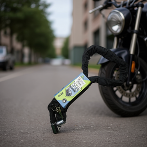 Chain Lock 8x120mm With Cover For Motorcycle Security Protection - Product Image 3