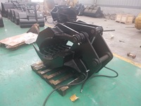 Grappin hydraulique pour excavatrice JCB de 14 tonnes avec cylindre haute puissance, grappins pour bûches