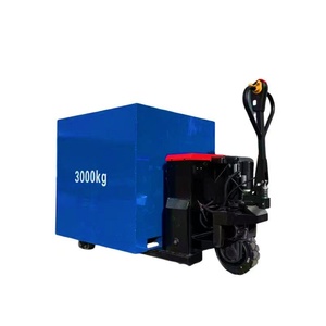 Transpaleta eléctrica para Taller de almacén, transpaleta eléctrica portátil para caminar estándar de alta calidad de 3 toneladas - Product Image 3