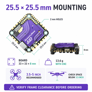 Contrôleur <span class=keywords><strong>de</strong></span> <span class=keywords><strong>vol</strong></span> FPV SpeedyBee F405 AIO 40A Bluejay 3-6S 25,5 mm ESC 4-en-1 Type C <span class=keywords><strong>pour</strong></span> <span class=keywords><strong>drone</strong></span> Cinewhoop - Product Image 5