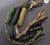 Ceinture tactique extérieure en polypropylène à dégagement rapide, avec cordon rétractable et sangle de maintien à la taille, accessoires de chasse