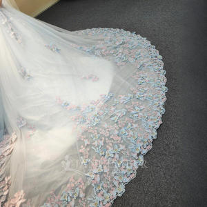 Jancember ANY03 Hada bebé azul cuello barco mariposa imperio vestidos de quinceañera - Product Image 6