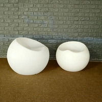 Nouveauté Chaise LED en forme de pomme / Chaise boule LED / Mobilier LED de jardin