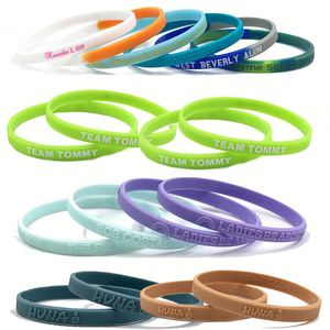 Bracelets promotionnels en silicone avec verset biblique chrétien « Puissance de la foi » (Jérémie 29:11) – Bracelet personnalisé en caoutchouc - Product Image 2