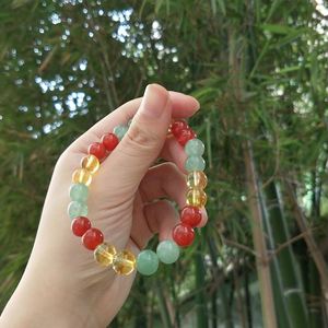 Natural Stone Bracelet Colorful Glass Beaded Career Success High Profit Margin Item <b>Dedicated</b> Account Manager - Product Image 5
