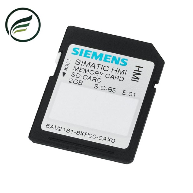 Original Siemens PLC 6AV2181-8XP00-0AX0 HMI Accessories SD Memory Card 2 GB Secure Digital Card for Industrial Automation 1 Year