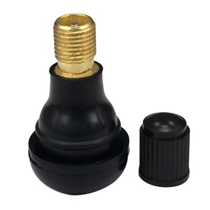 Valve de pneu tubeless TR413 à clipser, en caoutchouc, accessoire pour roue de voiture - Product Image 2