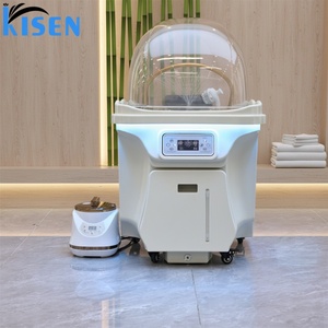 Kisen Versatile Portable Shampoo Bowl Basin <b>Sink</b> With LED Light Water <b>Storage</b> Tank and Pipeless System for Back Wash Therapy - Product Image 1
