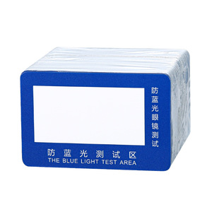 Carte de test anti-lumière bleue Westins 62x39mm pour tester les lunettes et les protections d'écran - Product Image 2