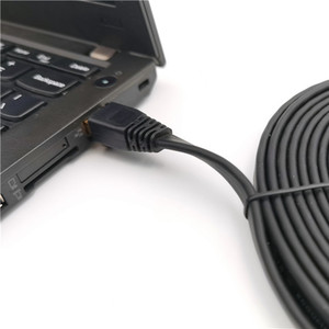 Cat8 Network <b>Cable</b> Pure Copper Shielded <b>RJ45</b> Connector 0.5M 1M Computer Data <b>Cable</b> Flat Design For 10 Gigabit Ethernet - Product Image 1