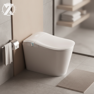 Bidet WC avec lumière nocturne, commande à distance, chasse d'eau automatique, matériau écologique, siège chauffant, service OEM ODM, fermeture douce - Product Image 1
